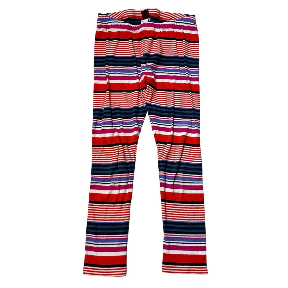 Tea Collection Multicolor Striped Leggings - Size 7Y